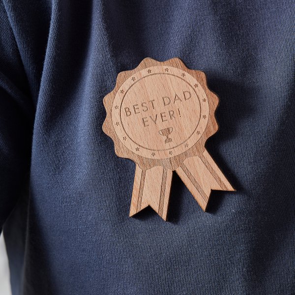 Badge i tr� - Best Dad Ever