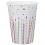 Pappmuggar - Happy Birthday - Pastel/Ros - 10-pack