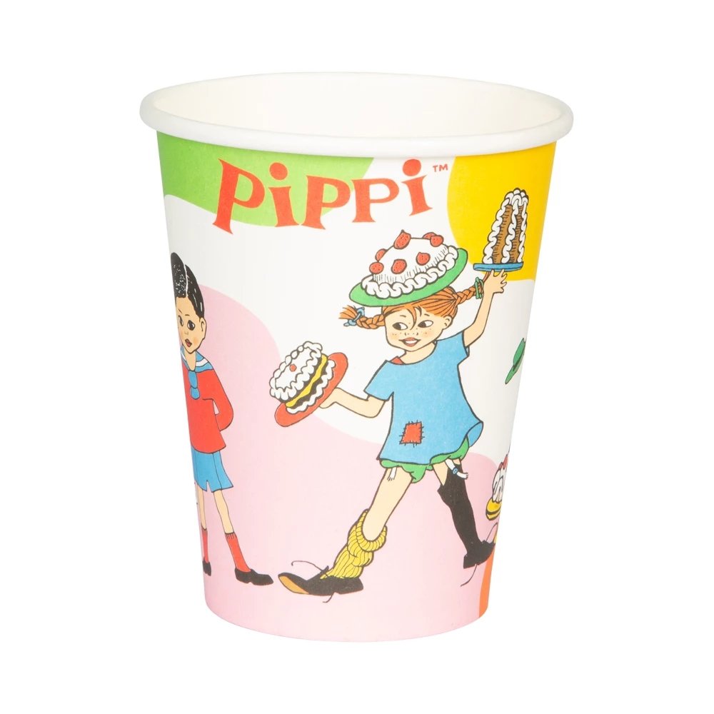 Pappmuggar – Pippi Långstrump – 8-pack