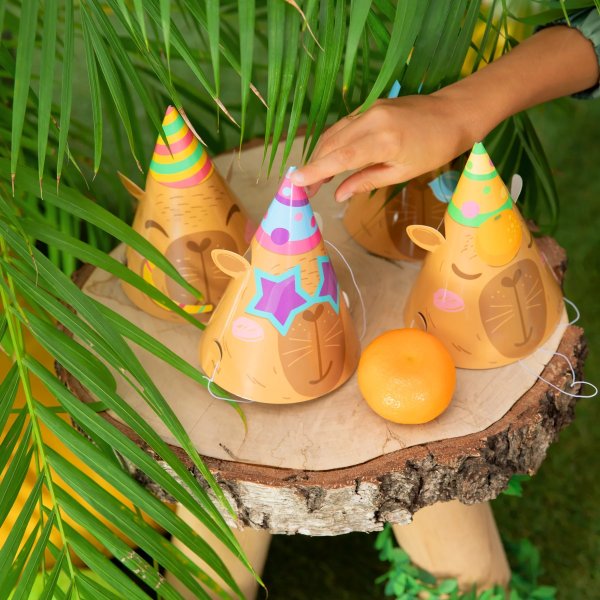 Partyhattar - Capybara - 6-pack