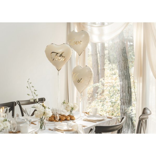 Folieballong hj�rta Love - Mix