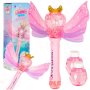 S�pbubbelmaskin Prinsessstav med vingar och ljus 35 x 36,5 x 10 cm - Set