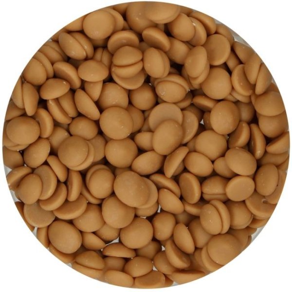 Chocolate Melts - Gold Karamell - 200 g - FunCakes Chocolate Melts - Gold Karamell - 200 g - FunCakes
