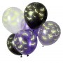 Sjlvlysande ballonger - Let\\\'s get Batty - 6-pack