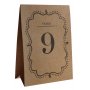 Bordsnumrering - Vintage Kraft - 10 st