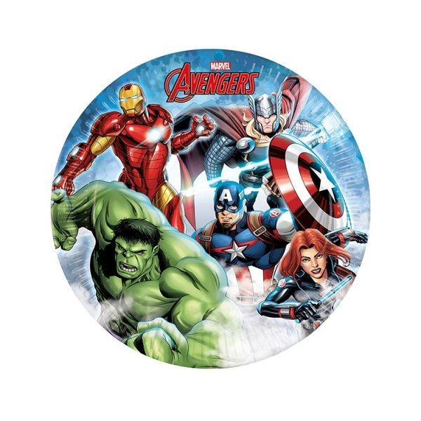 Papperstallrikar Avengers Kalas