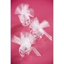 Rundklippt tyll - 10-pack - Vita