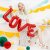 Bokstavsballonger - LOVE - 140 x 35 cm - Rd