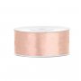 Sidenband, Satinband Aprikos 25 mm