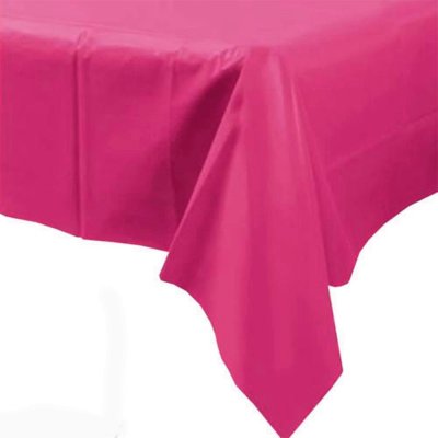Bordsduk - Plast - Hot Pink