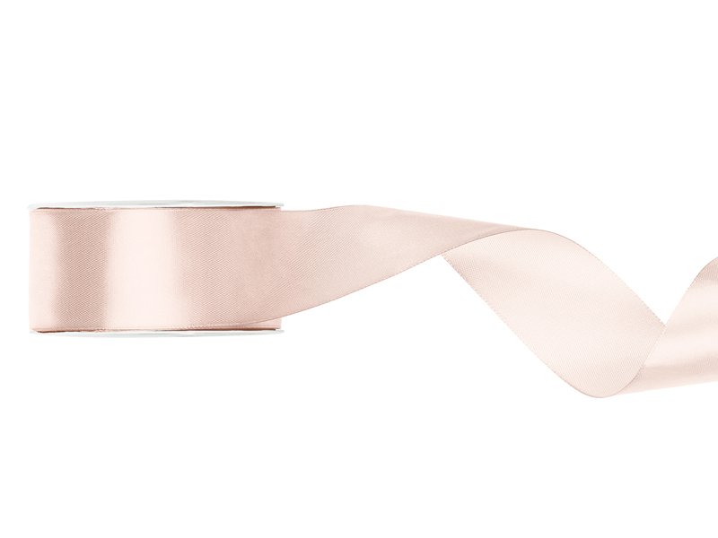 Satinband – Off-White – (Bredd: 38 mm) – 25 meter – Satinband, Band & Snören till bröllop