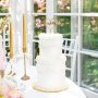 Cake Topper - Mr & Mrs - Hjrta - Guld