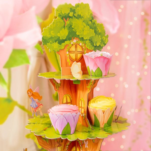 Cupcake wrapper - Fairy / �lva - 12-pack