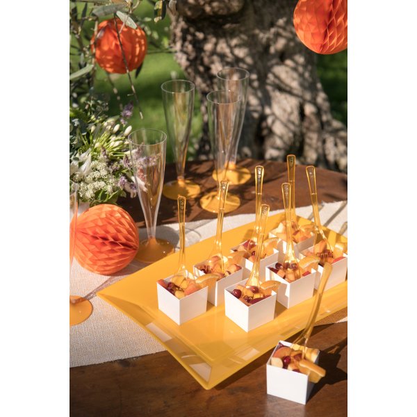 Mingeltillbehr - Minisnackskuber vit 6cl - 15-pack