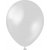 Ballonger enfrgade - Premium 30 cm - Metallic Silver - 10-pack