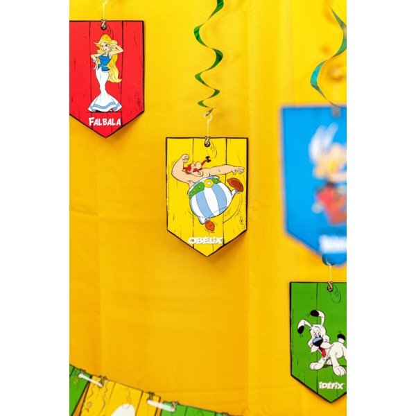 Hängande swirls - Asterix - 5 st Hängande swirls - Asterix - 5 st