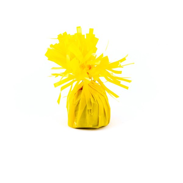 Ballongvikt - Folie - Gul Ballongvikt - Folie - Gul