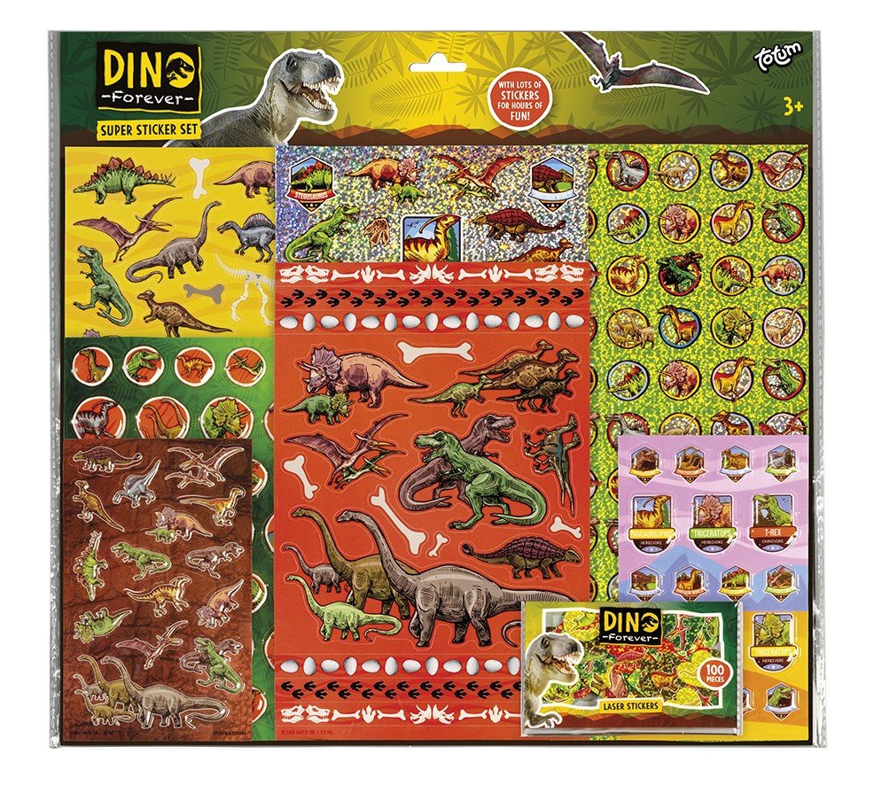 Klistermärken – Dinosaurier – Set