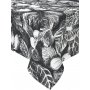 Sonia duk 140 x 250 cm - Svart/vit