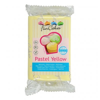 Sugarpaste - Pastel Yellow - 250 gram