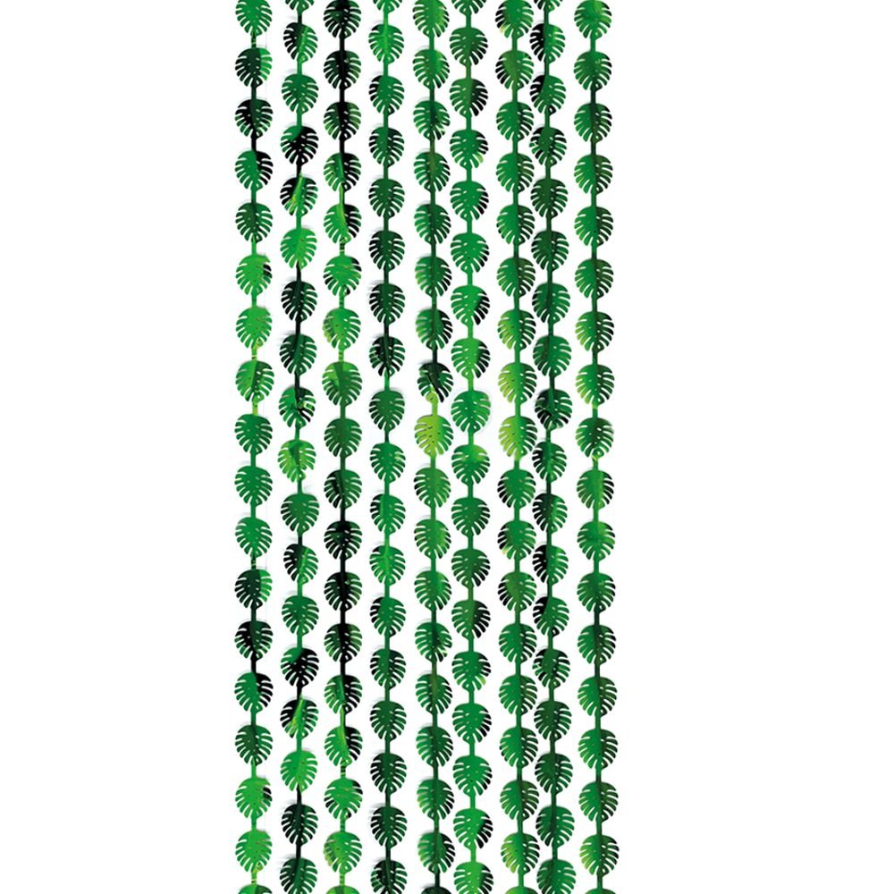 Draperi – Palmblad – Grön – 100×200 cm – Draperier, Hängande dekorationer