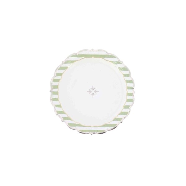 Sm� papptallrikar - Pistaschgr�n - 8-pack