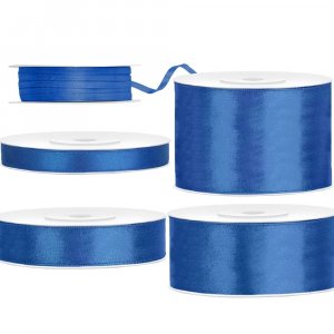 Satinband - Royal Blue - 25 meter