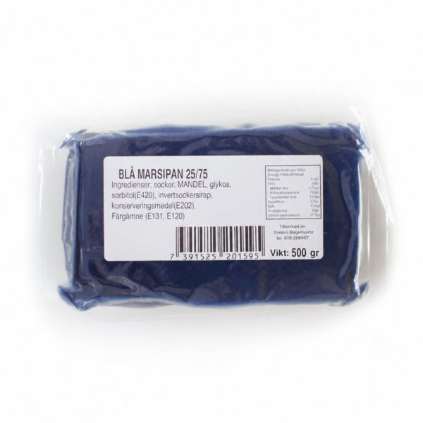 Marsipan Blå - 500g - Örebro Bagerivaror Marsipan Blå - 500g - Örebro Bagerivaror