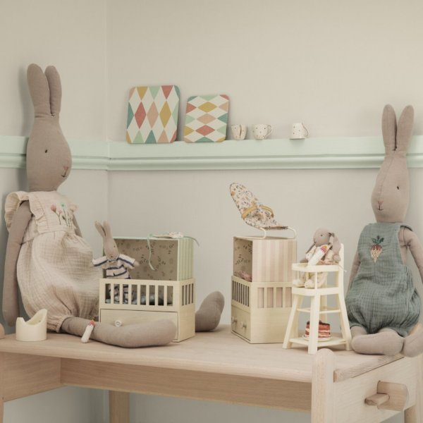 Barnstol i tr - Micro - Maileg - Vit