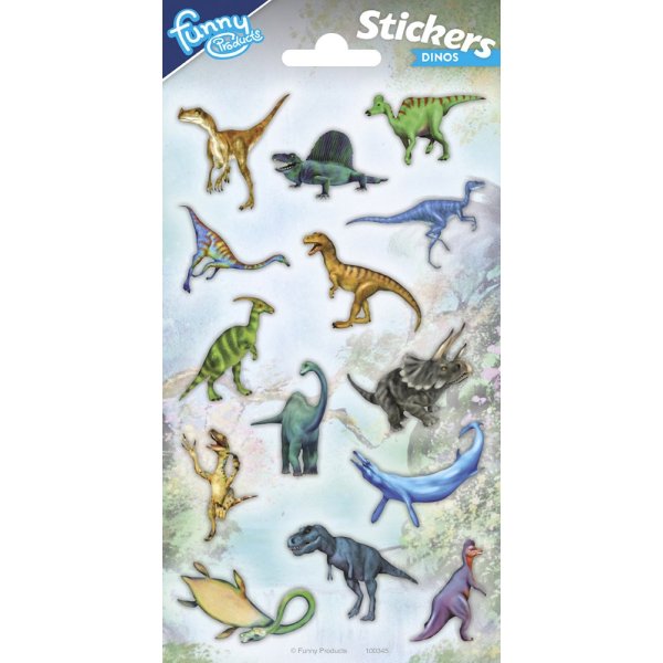 Klisterm�rken - Dinosaurier