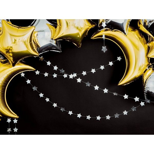 Girlang - Stjrnor - Silvermetallic