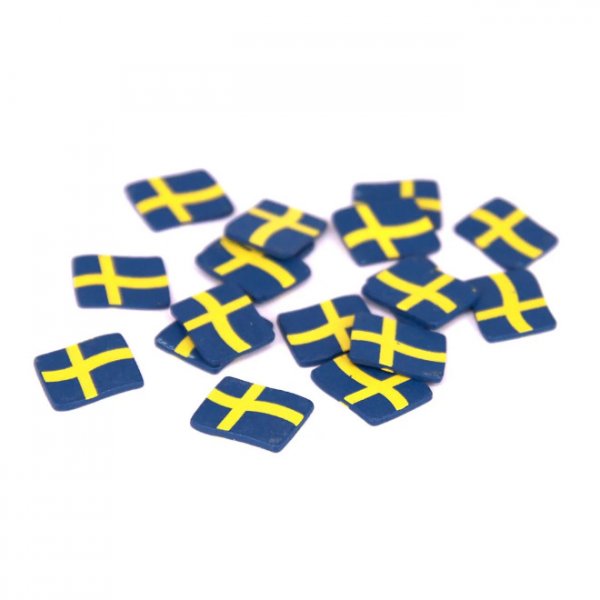 Konfetti - Tr- Svenska flaggan
