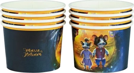 Glassbägare - Musse & Helium - 8-pack Glassbägare - Musse & Helium - 8-pack