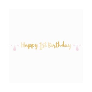 Girlang Happy 1st Birthday - Rosa Girlang Happy 1st Birthday - Rosa