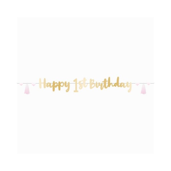 Girlang Happy 1st Birthday - Rosa