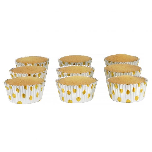 Muffinsformar - Prickiga - Metallic/Guld - 30-pack Muffinsformar - Prickiga - Metallic/Guld - 30-pack
