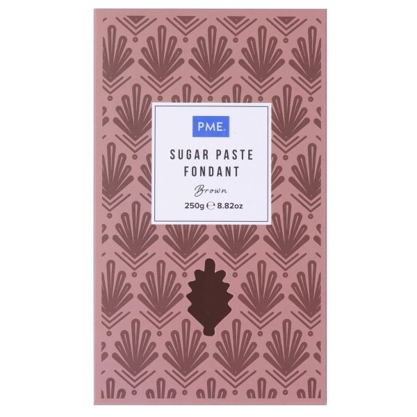 Sugarpaste/Sockerpasta Premium - Brun - PME - 250 g