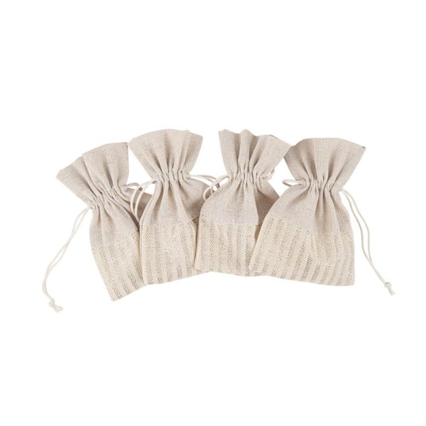 Tygp�sar - Creme - 4-pack