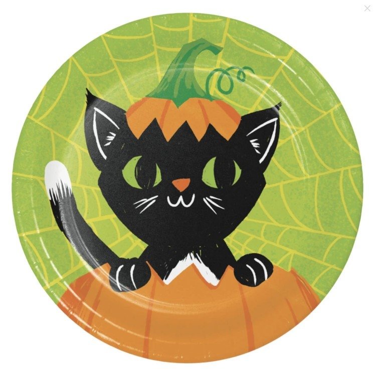 Pappersassietter Färgglad Halloween – Fyndhörnan