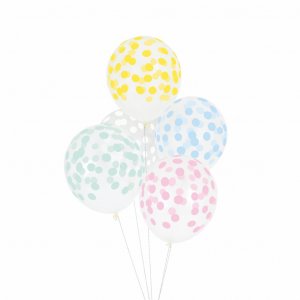 Ballonger - Printed Confetti - Mix - 5-pack