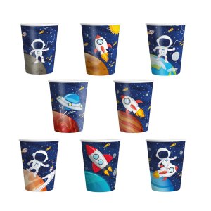 Pappmuggar - Space Cosmos - 8-pack Pappmuggar - Space Cosmos - 8-pack