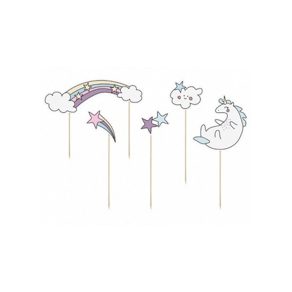 Cake Toppers Pastell Enh�rning