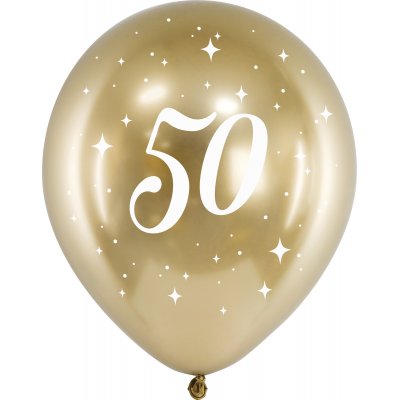 Ballonger - Milestone 50 - Guld - 6-pack