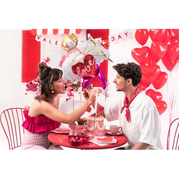 Konfetti - Hjrtan - Rd - 15 g