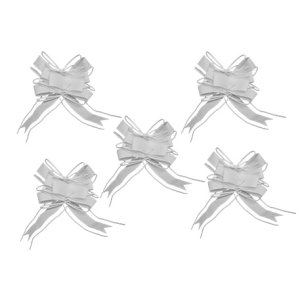 Dekorationsrosetter - Vit - 5-pack
