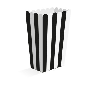 Snackboxar - Svarta - 6,3�4,4�13,5 cm - 8-pack