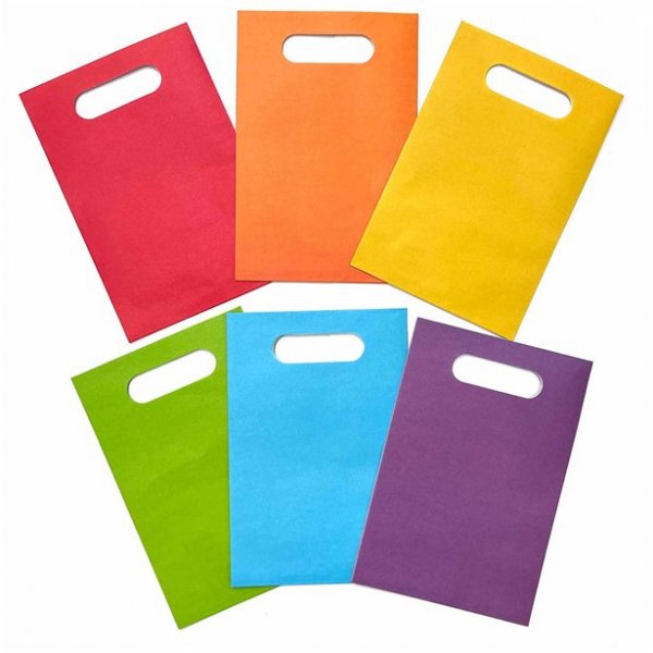 Papperspsar - Regnbgsmix - 6-pack