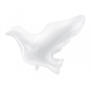 Folieballong - Duva vit - 77x66 cm Folieballong - Duva vit - 77x66 cm