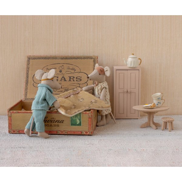 Mamma & pappa mus i cigarrlda - Maileg