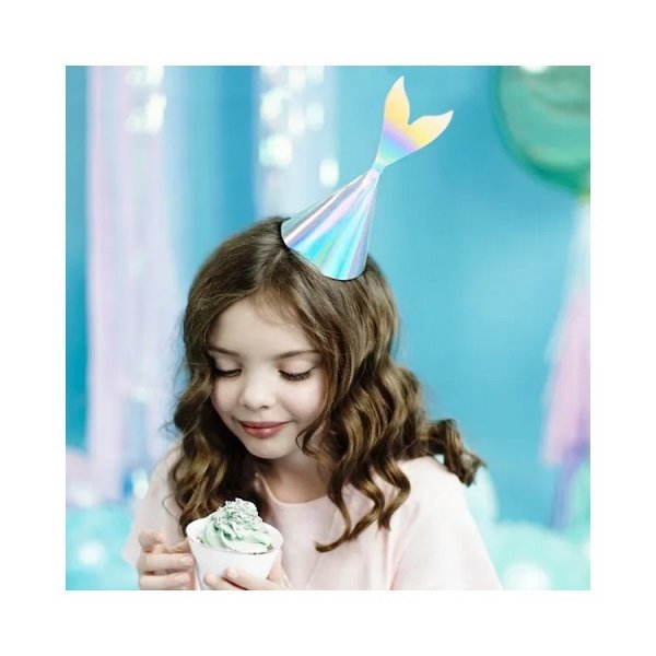 Partyhattar Mermaid, Sj�jungfru 6-pack
